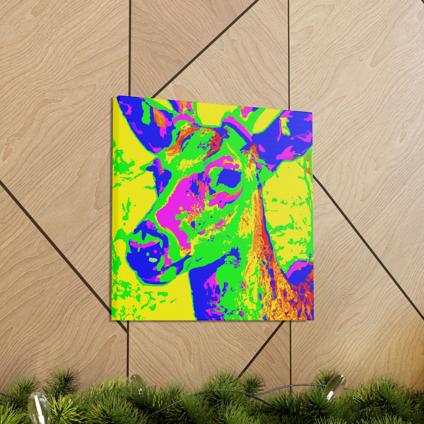 Whitetail Deer Pop Art - Canvas