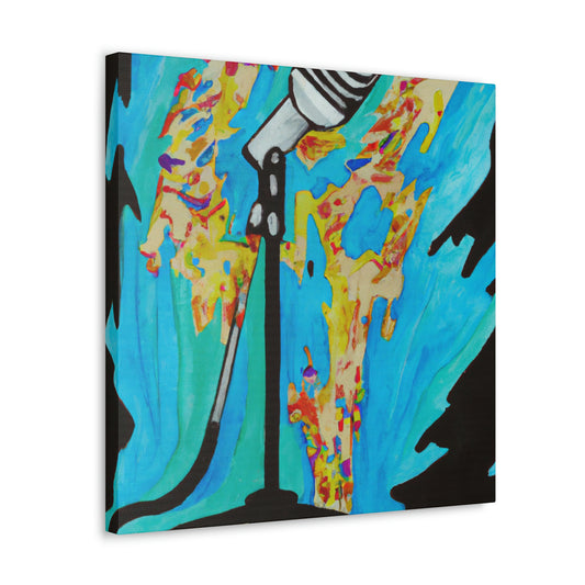 "Microphone in Abstractions" - Canvas