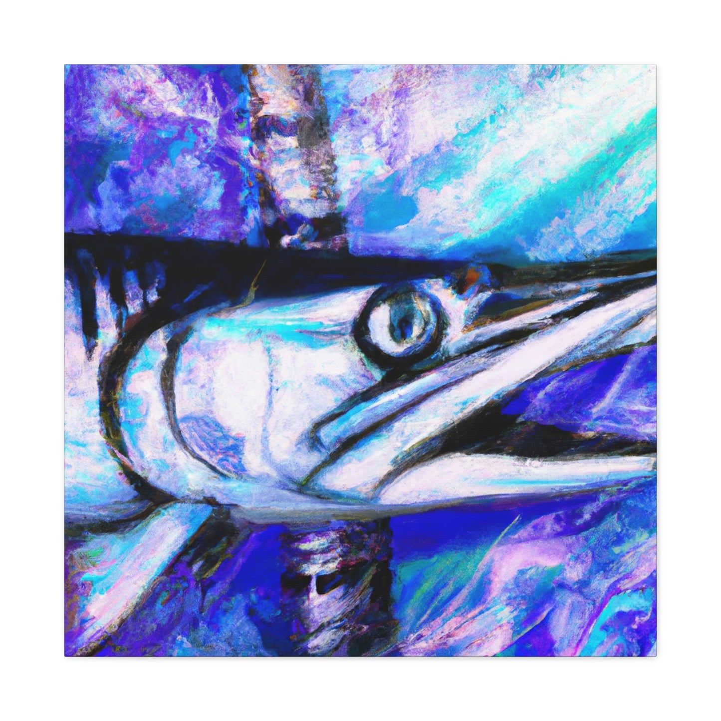 "Barracuda in Expressionism" - Canvas