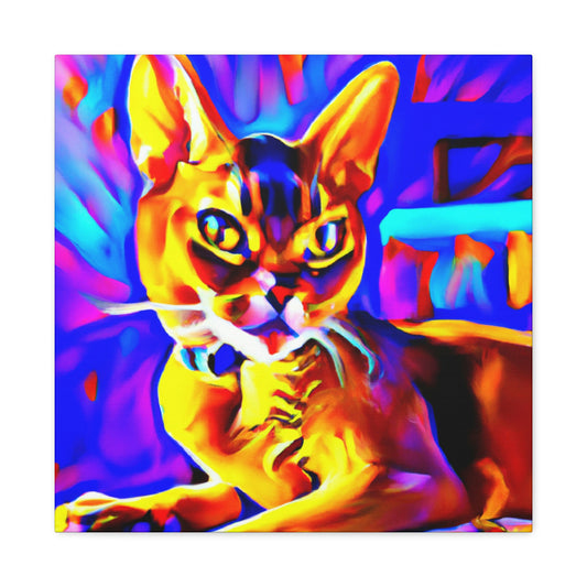 Abyssinian Pop Splendor - Canvas