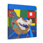 Chickens Take Flight - Canvas