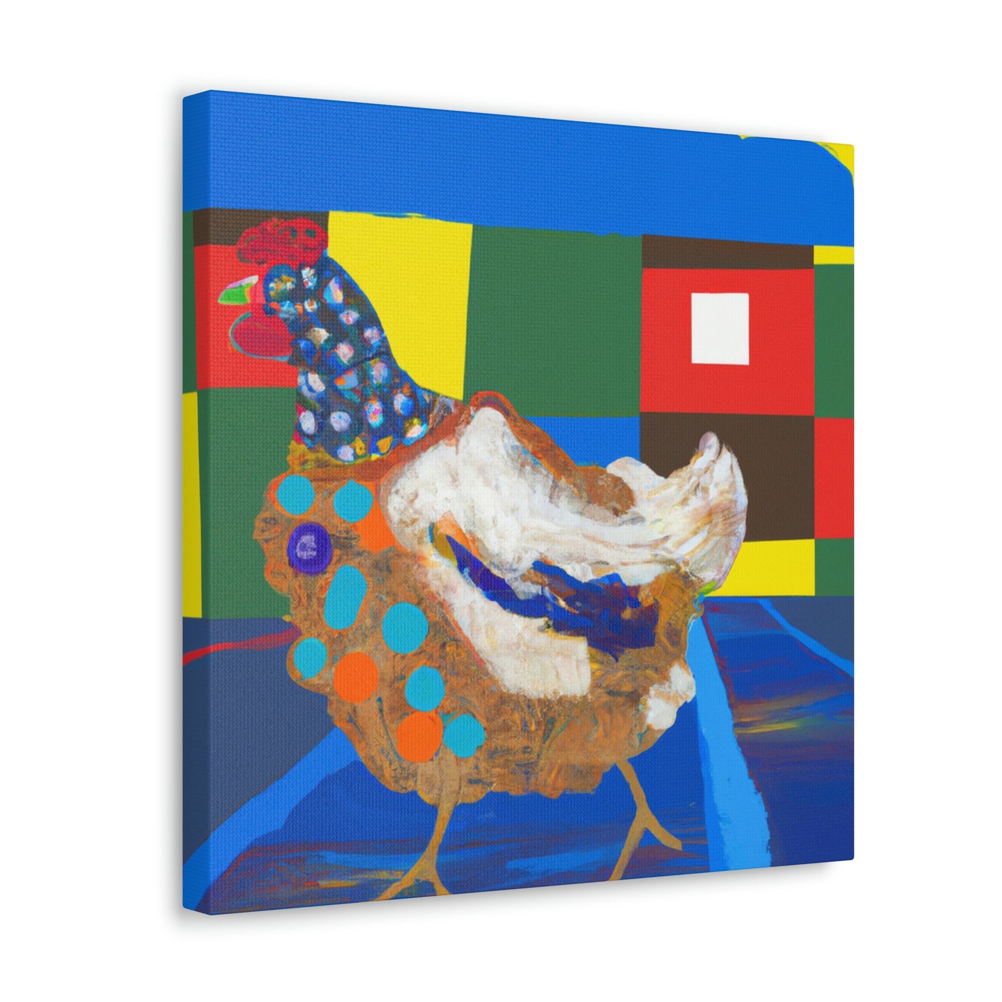 Chickens Take Flight - Canvas