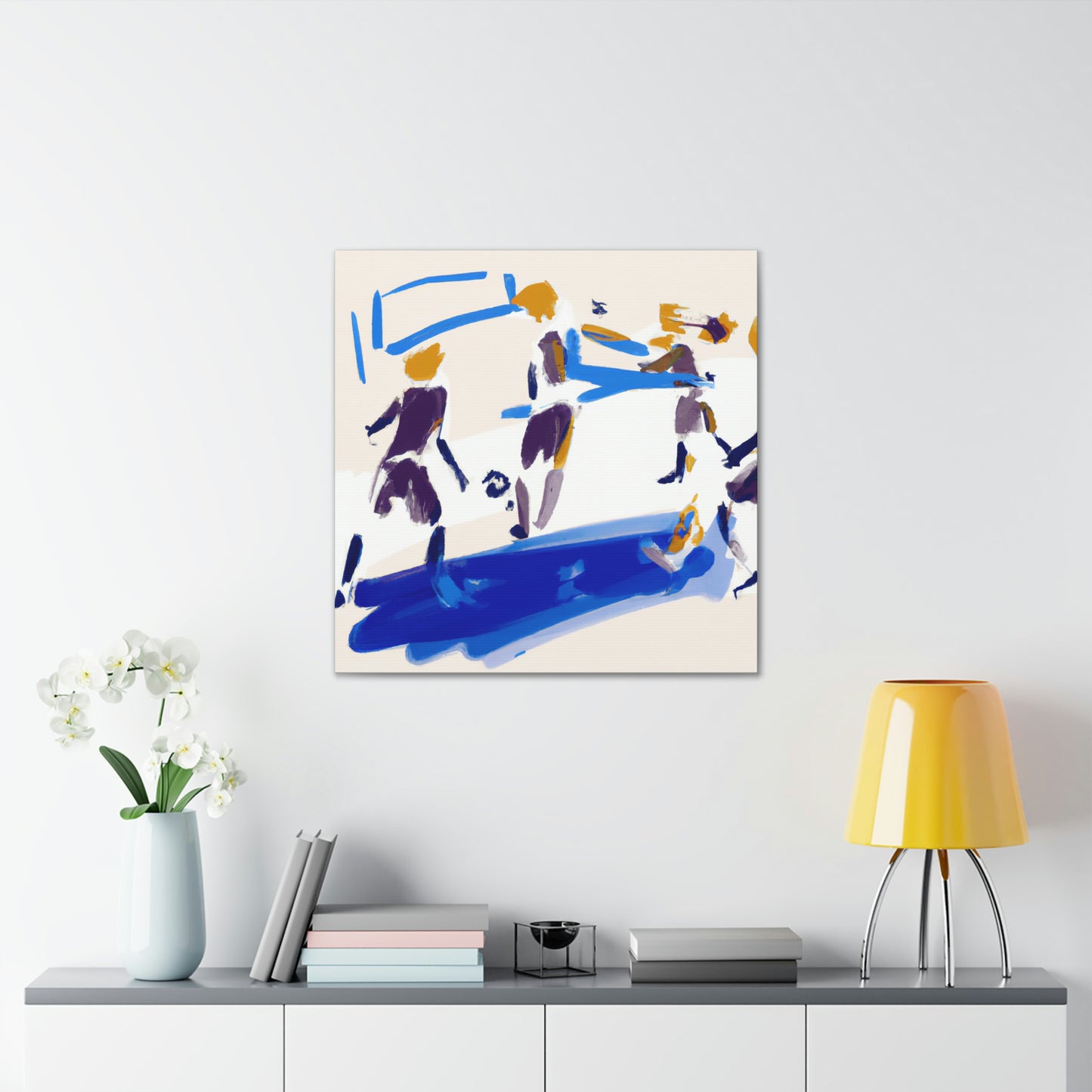 Soccer in Simplicity - Canvas