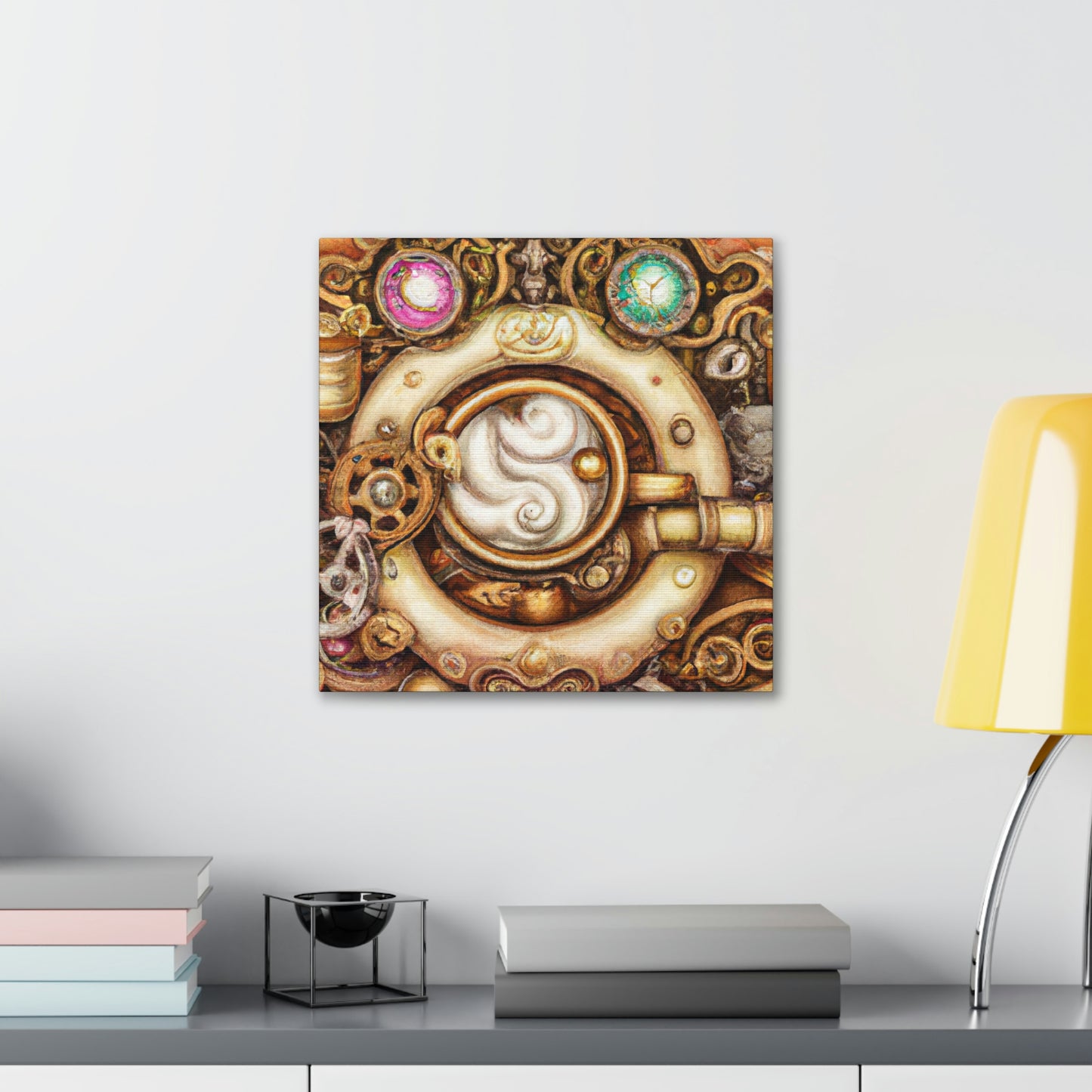 Cappuchino Steampunk Dream - Canvas