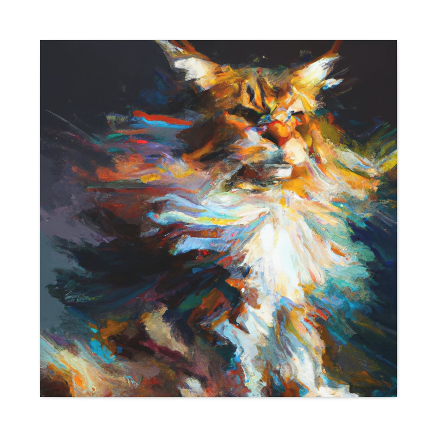 Maine Coon Mystique. - Canvas