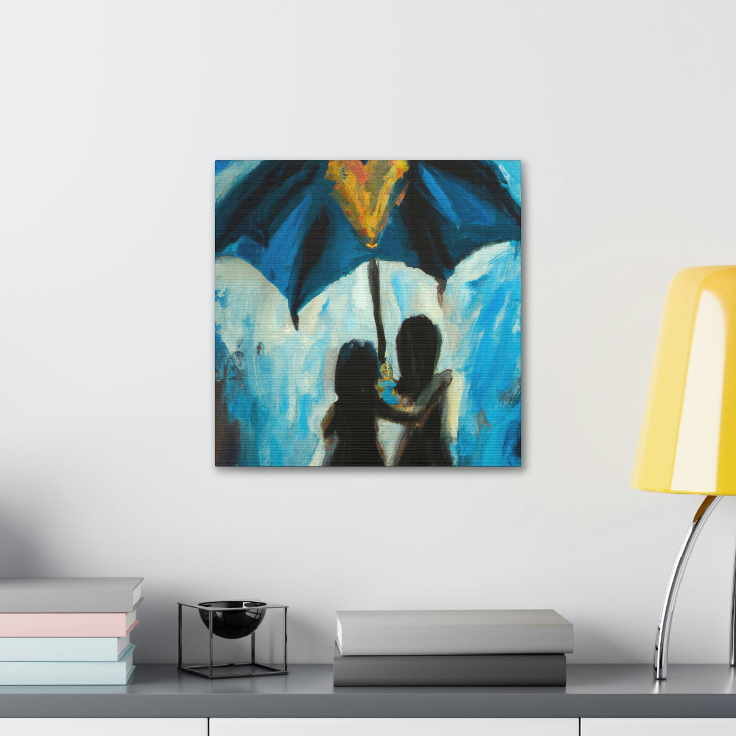 Love Under Rainy Skies - Canvas