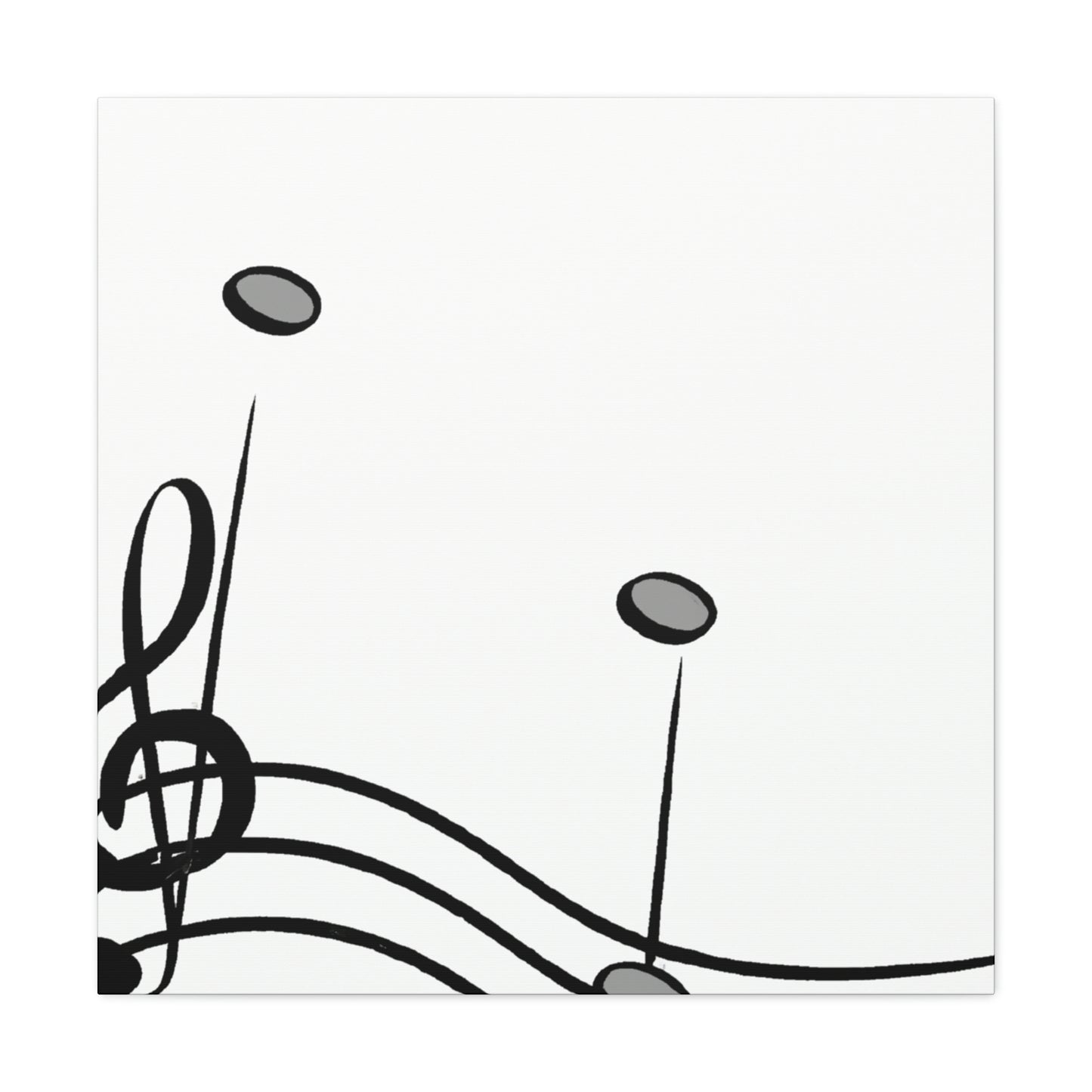 "Music of Minimalism" - Canvas