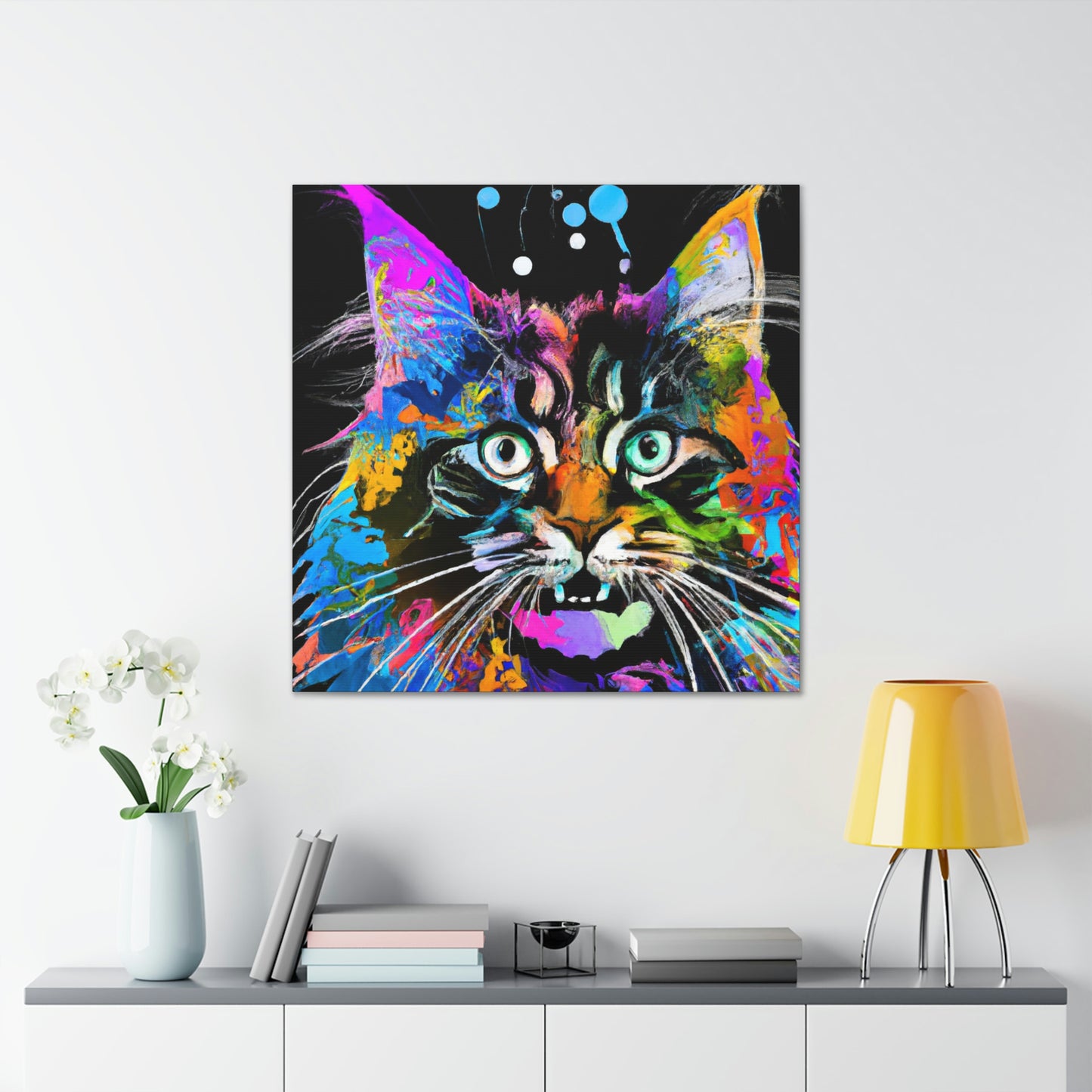 "Maine Coon Pop Art" - Canvas