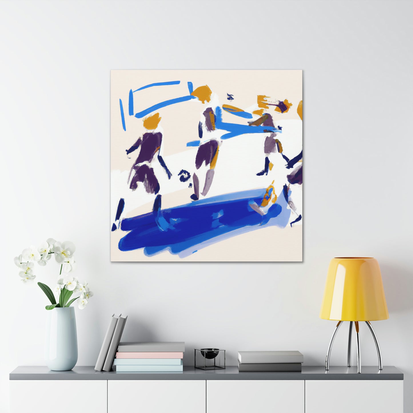 Soccer in Simplicity - Canvas