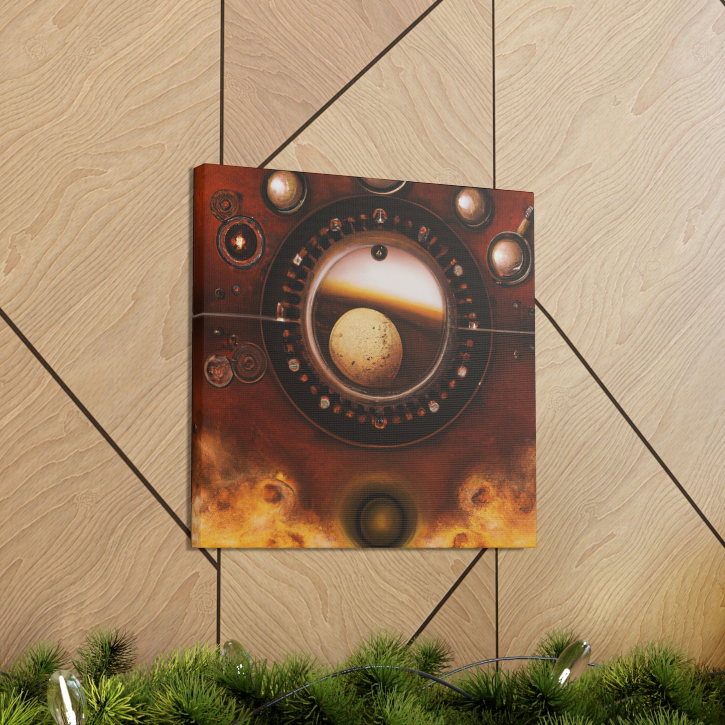 Mars of Clockwork Clock - Canvas