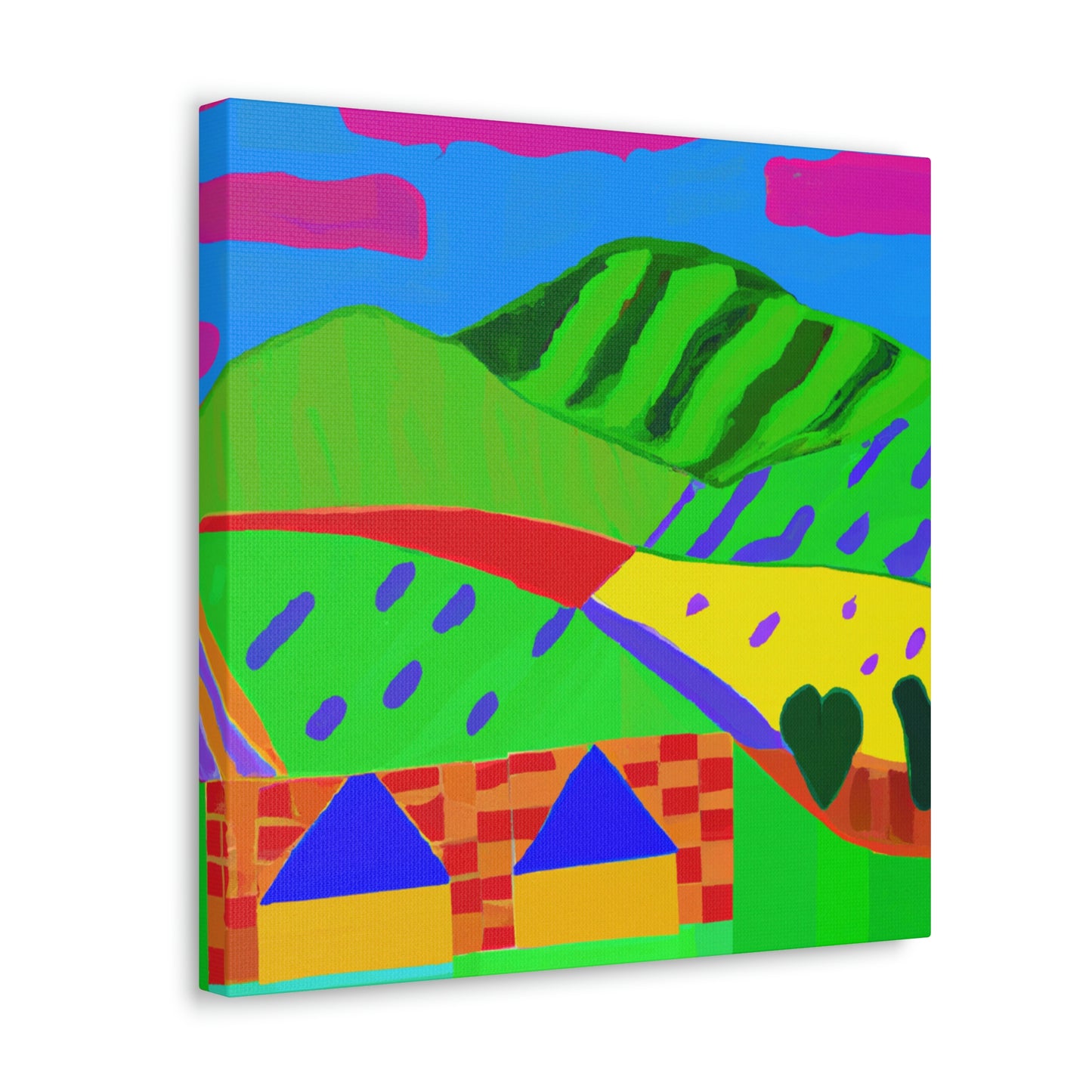 Countryside Fauvist Blaze - Canvas