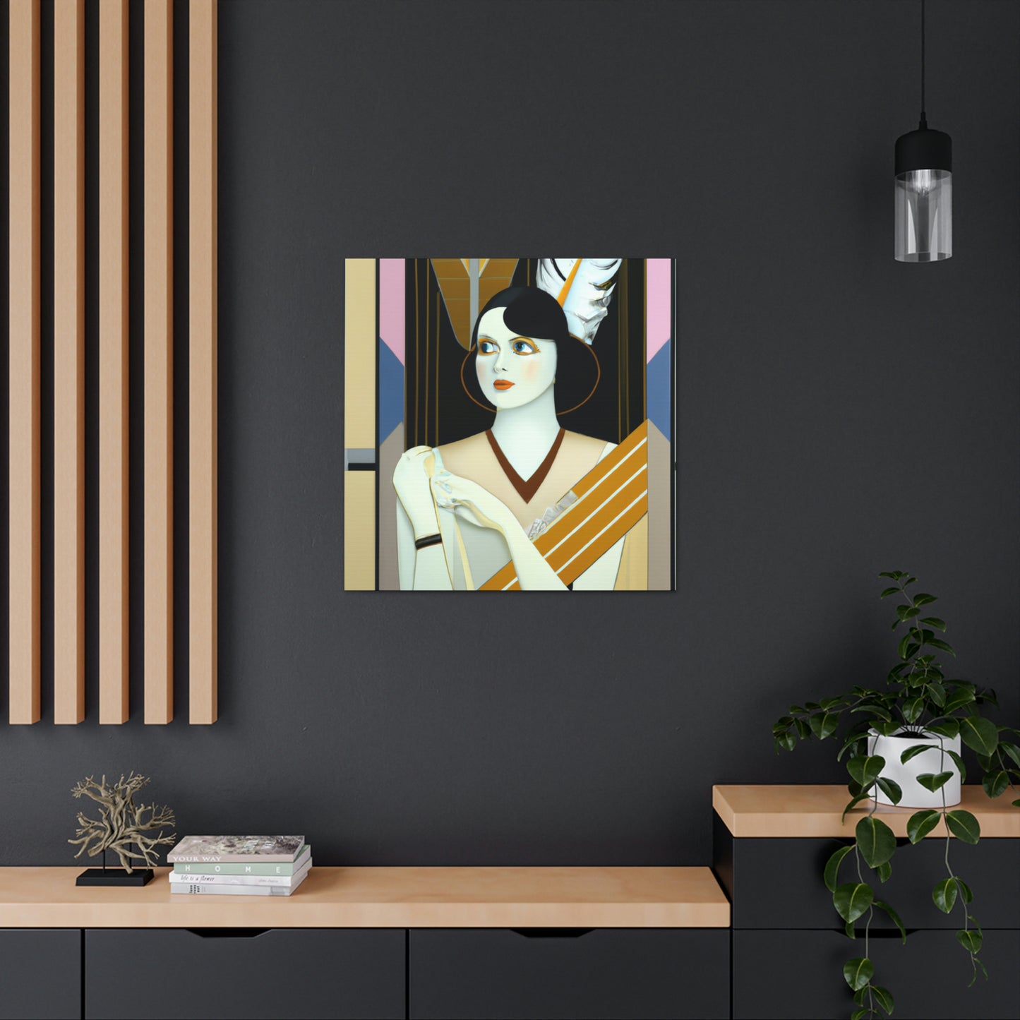 "Colonial Art Deco Dream" - Canvas