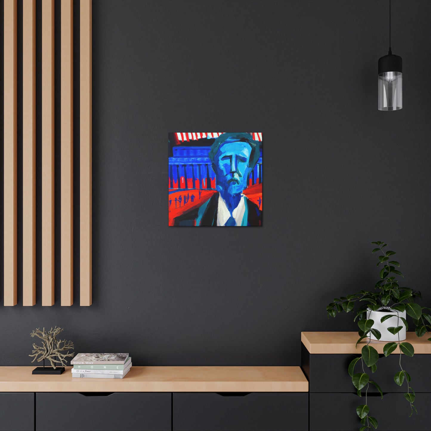 Lincoln in Surreality - Canvas