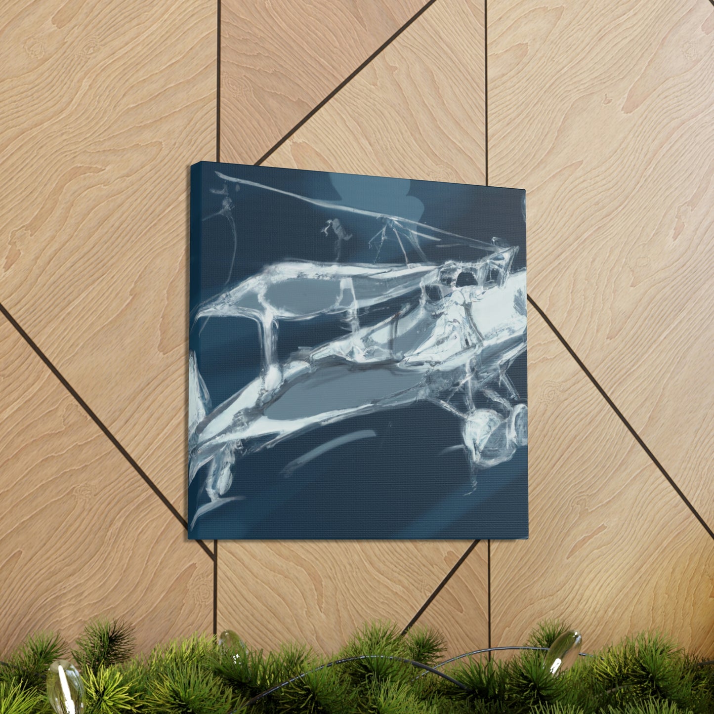 "Vintage Plane Aviator" - Canvas