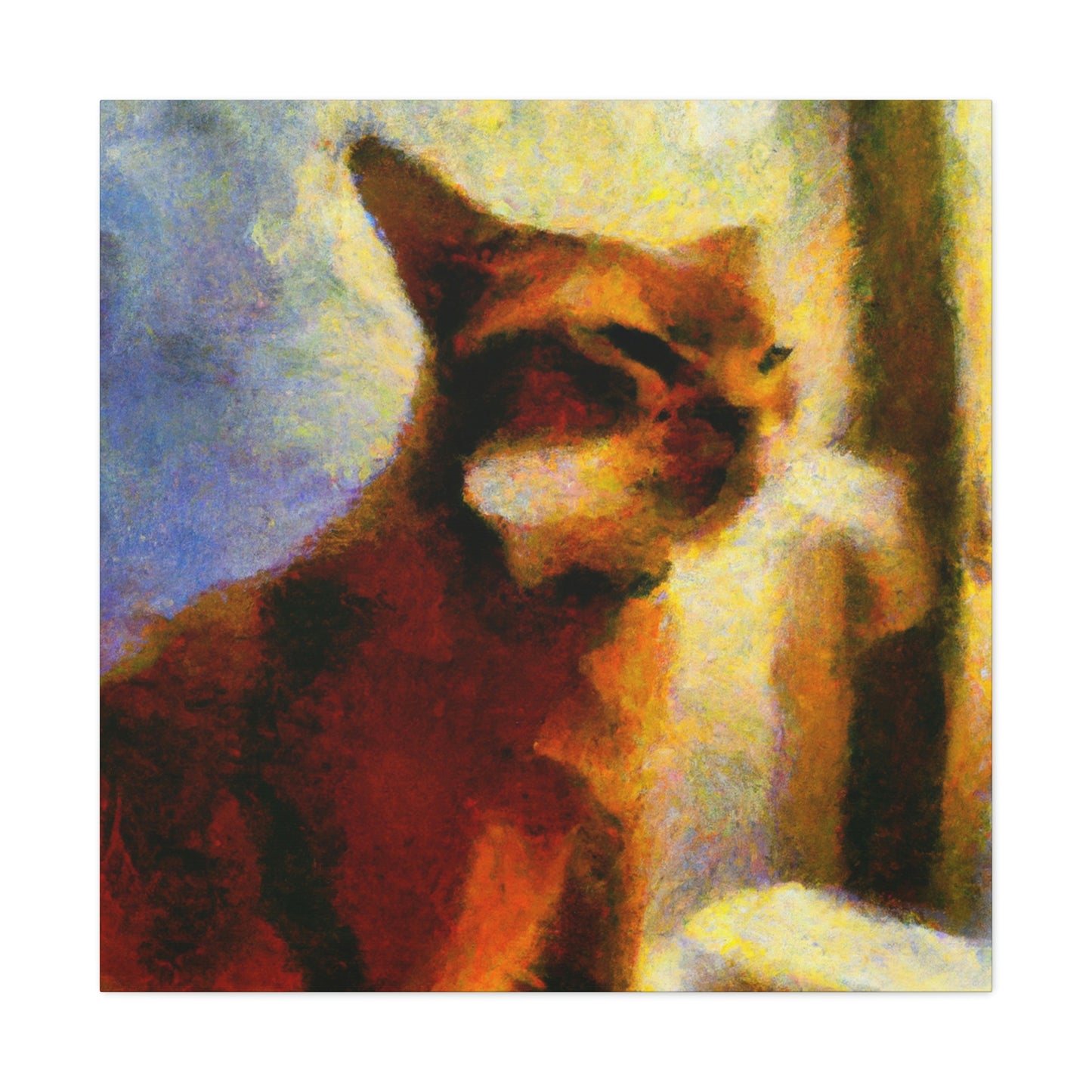 Abyssinian Splendor Portrayed - Canvas