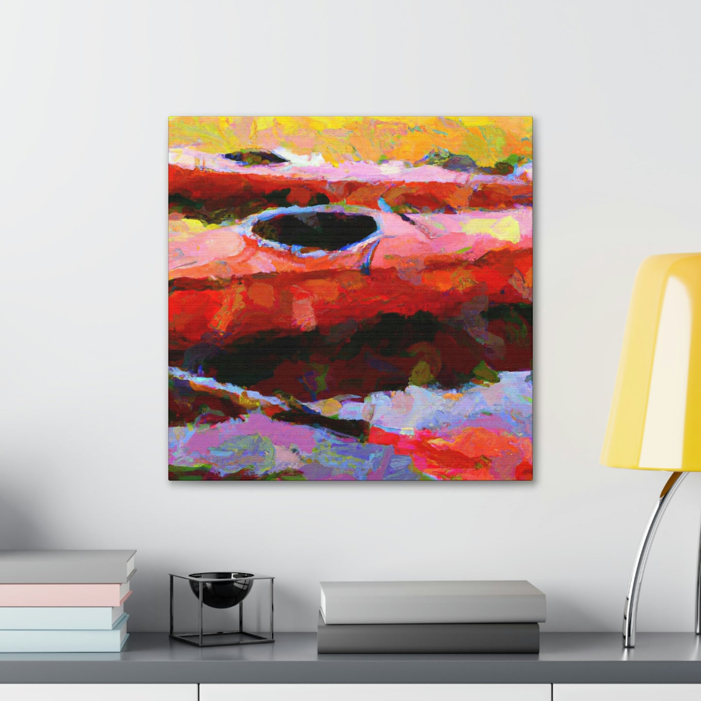 Kayak on the Waves - Canvas