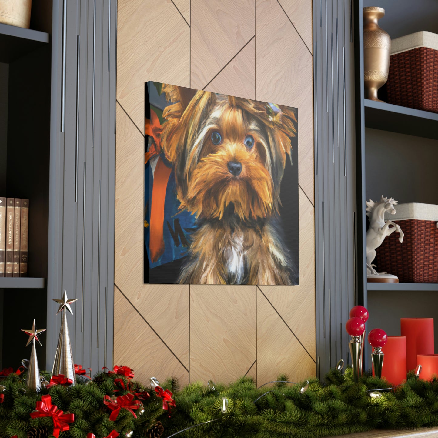 "Yorkshire Terrier Surrealism" - Canvas