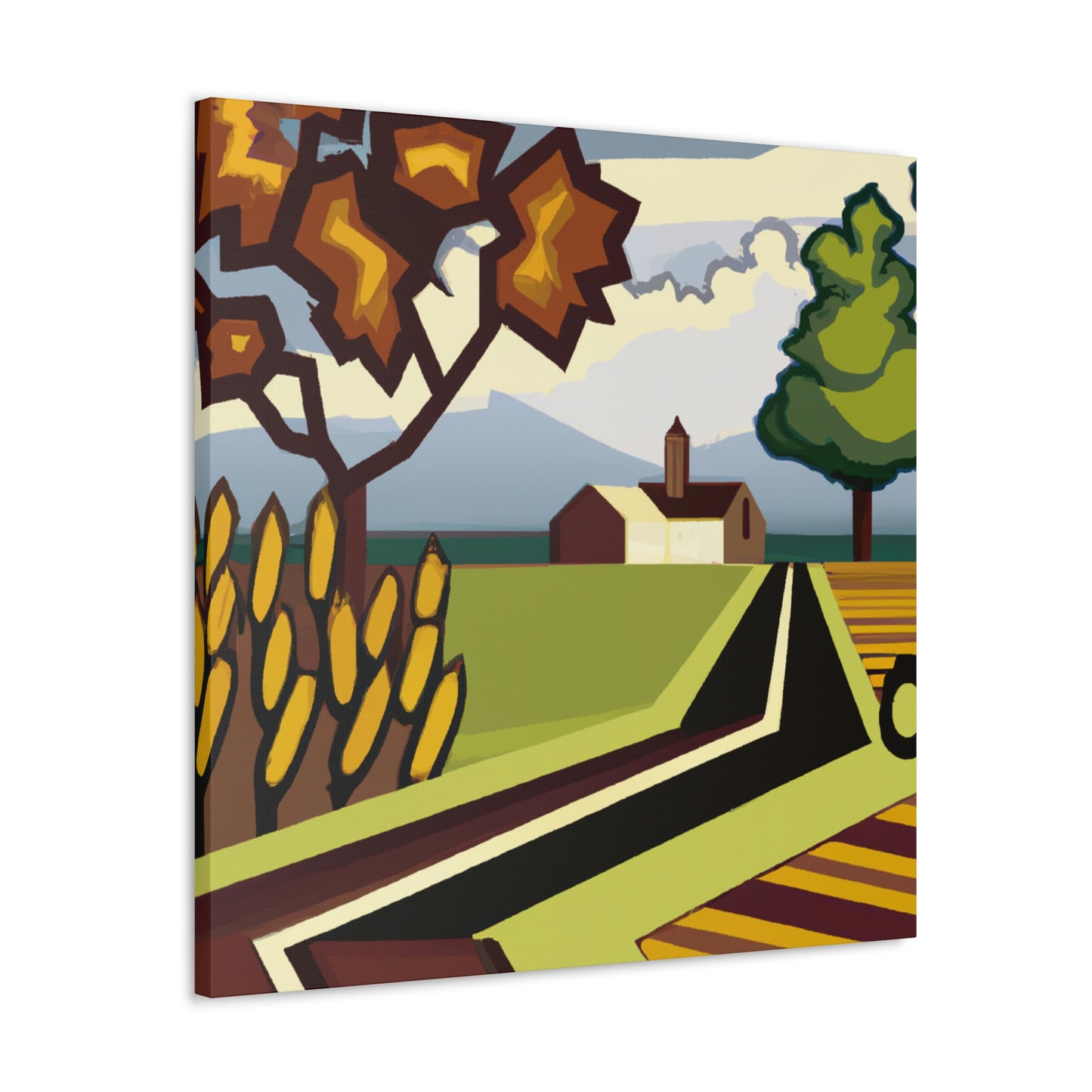 "Country Road Riviera Bliss" - Canvas