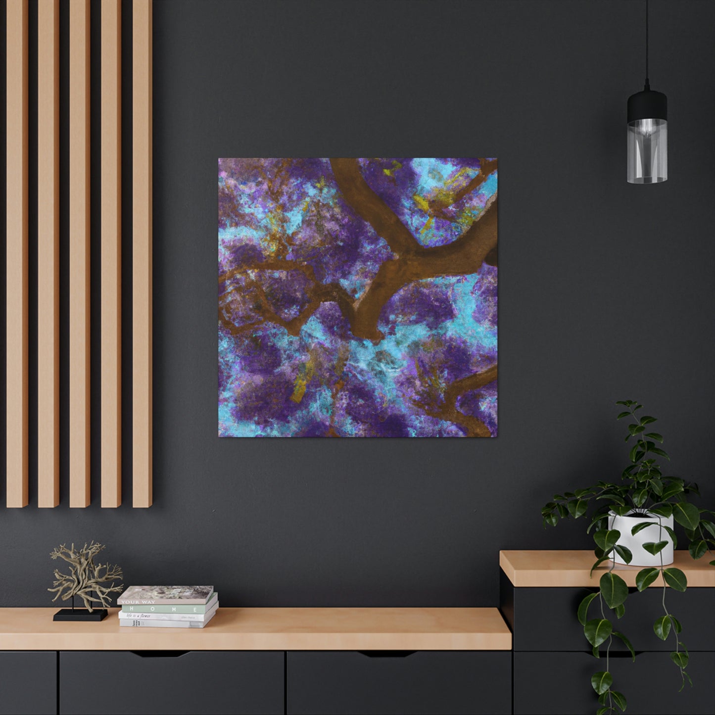 Jacaranda Dreamscape. - Canvas