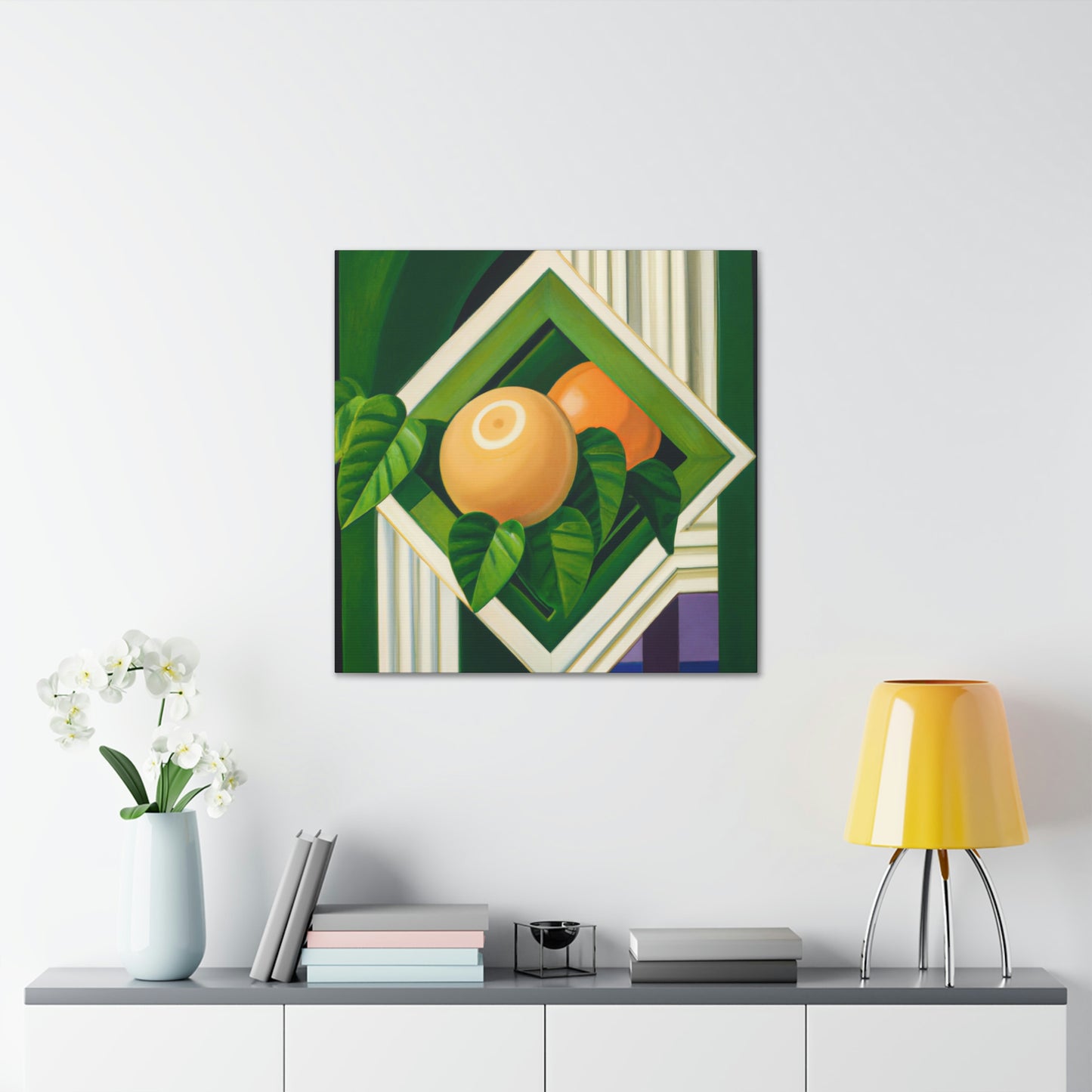 Luscious Art Deco Fruit - Canvas