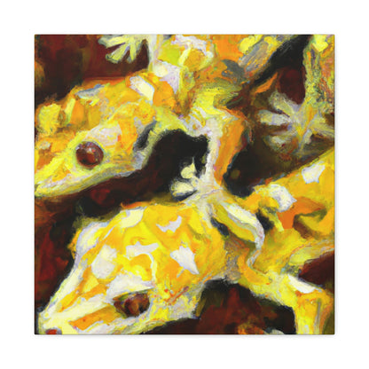 Crested Gecko Expressionism - Canvas