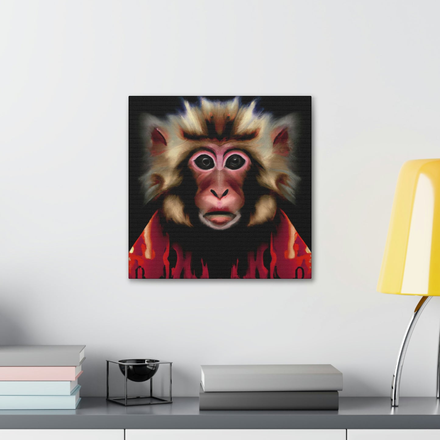 Monkey in Deco style - Canvas