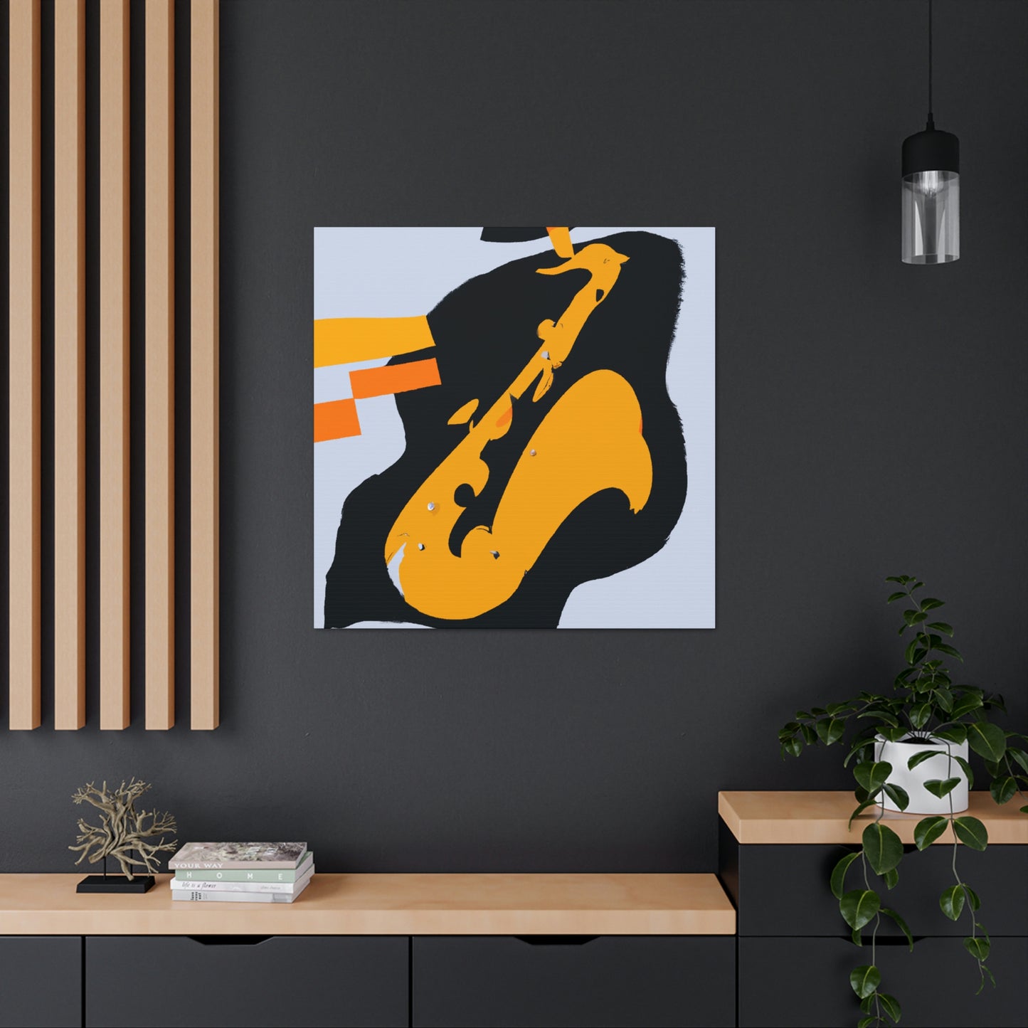 Sax and Simplicity. - Canvas