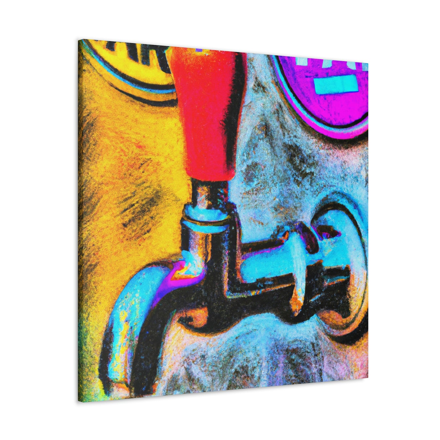 Bar Time Bubbles - Canvas