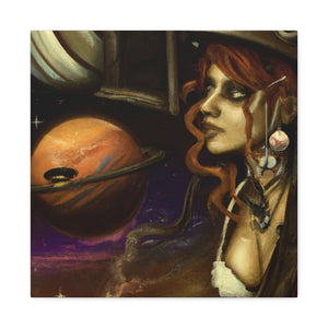 Venus in CogsDress - Canvas