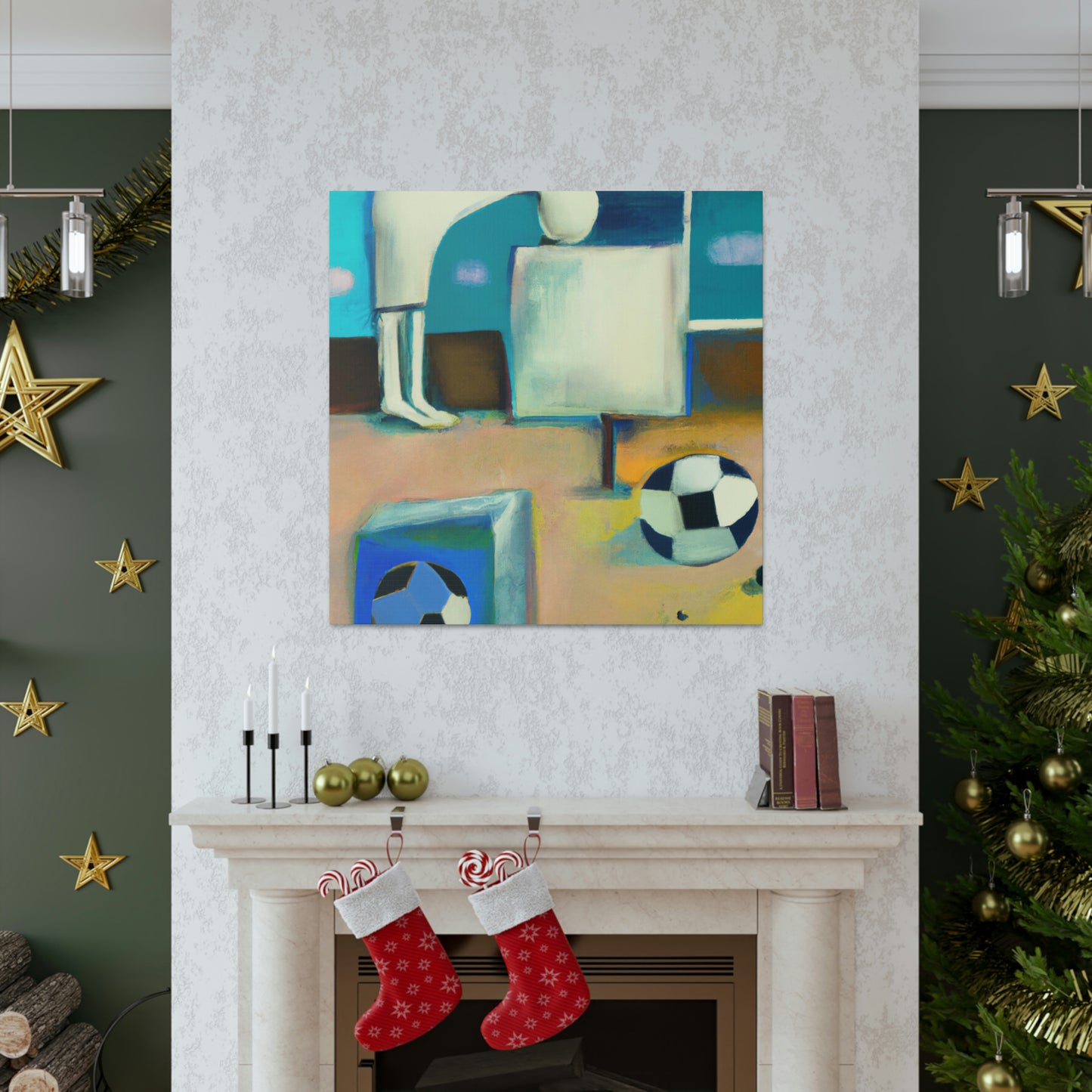 Football in Orbit - Canvas