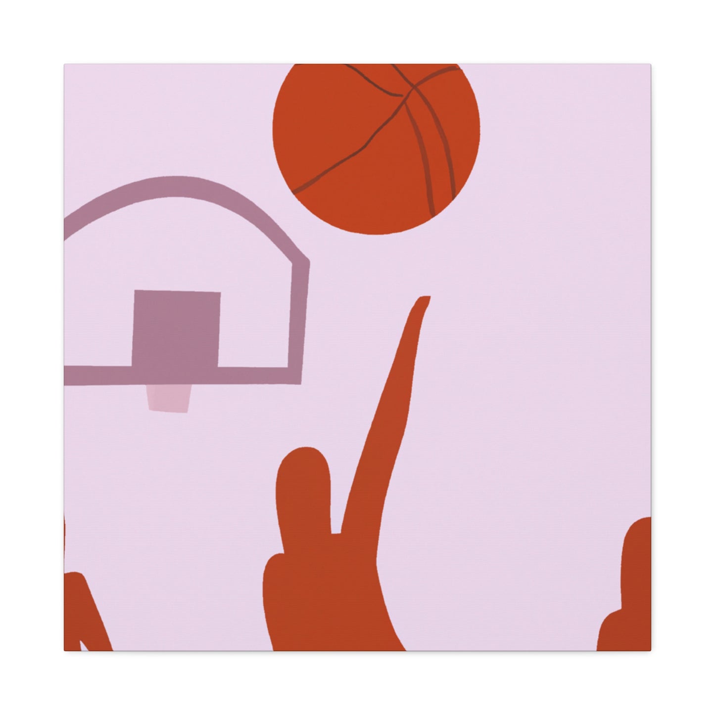 Basketball Icons Minimal - Canvas