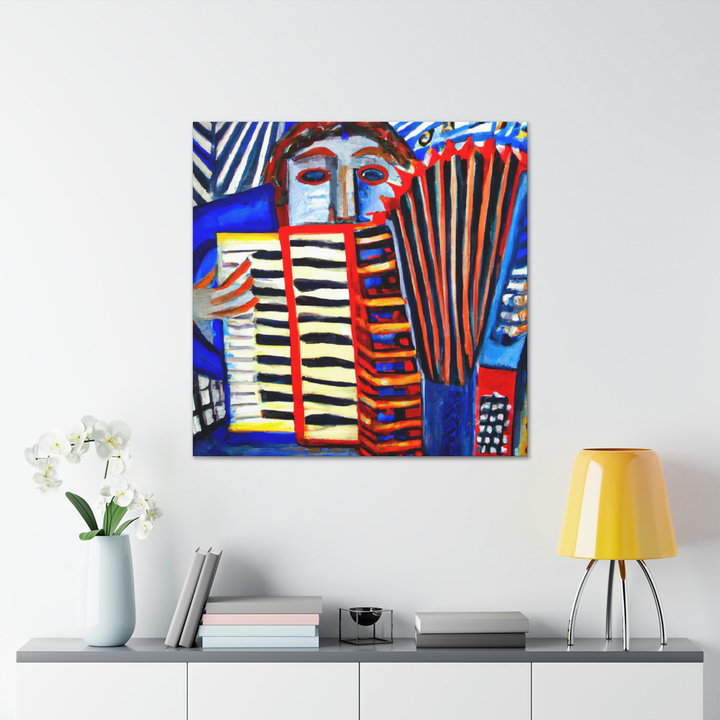 Accordion and Expressionism - Canvas