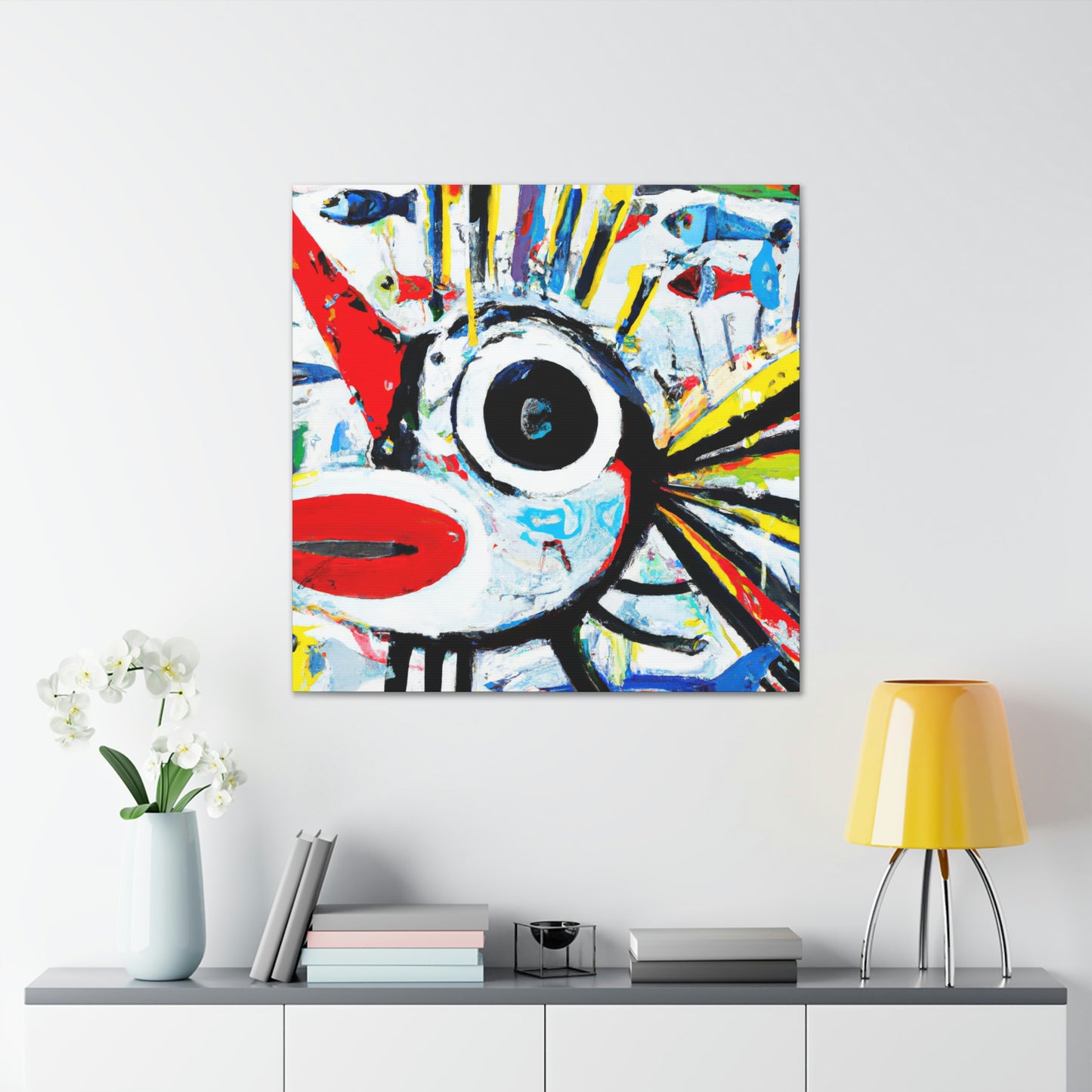 Fishy Abstract Joy - Canvas