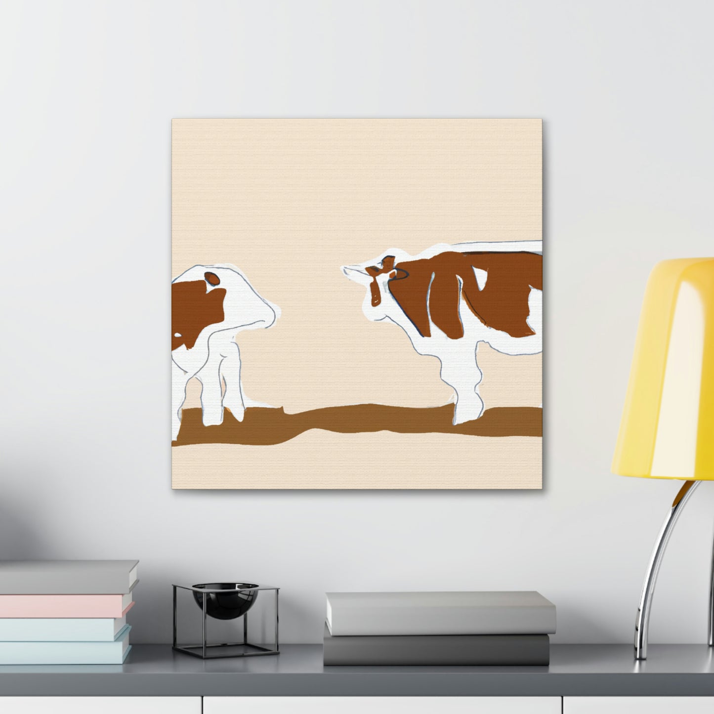 Cows in Simplicity - Canvas