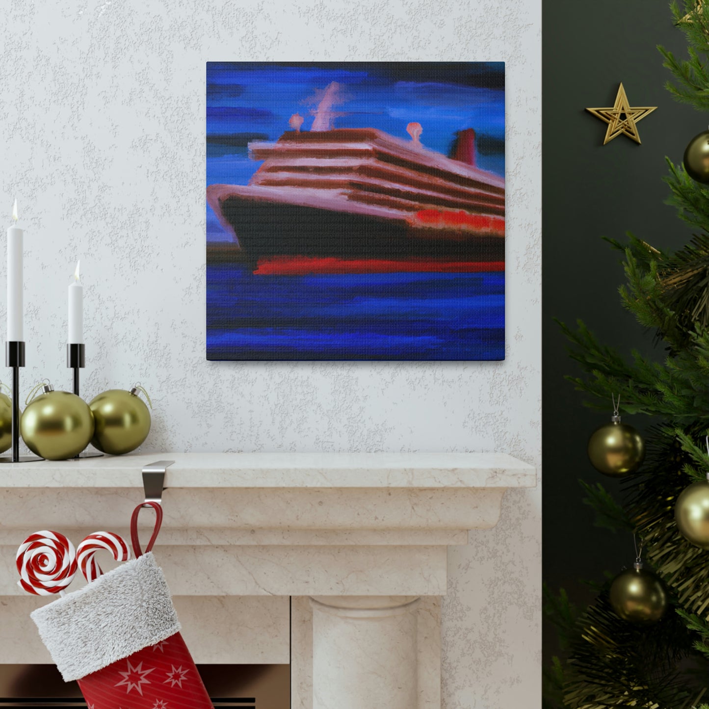 Cruise Ship Simplicity - Canvas