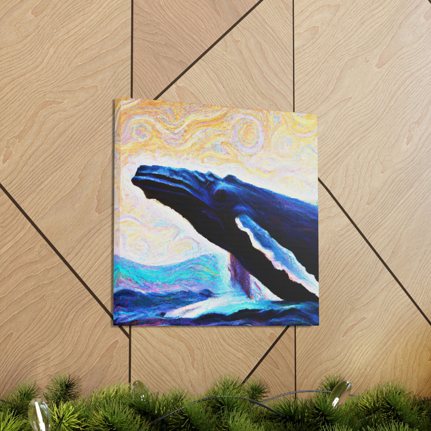 "Humpback Whale Enchantment" - Canvas