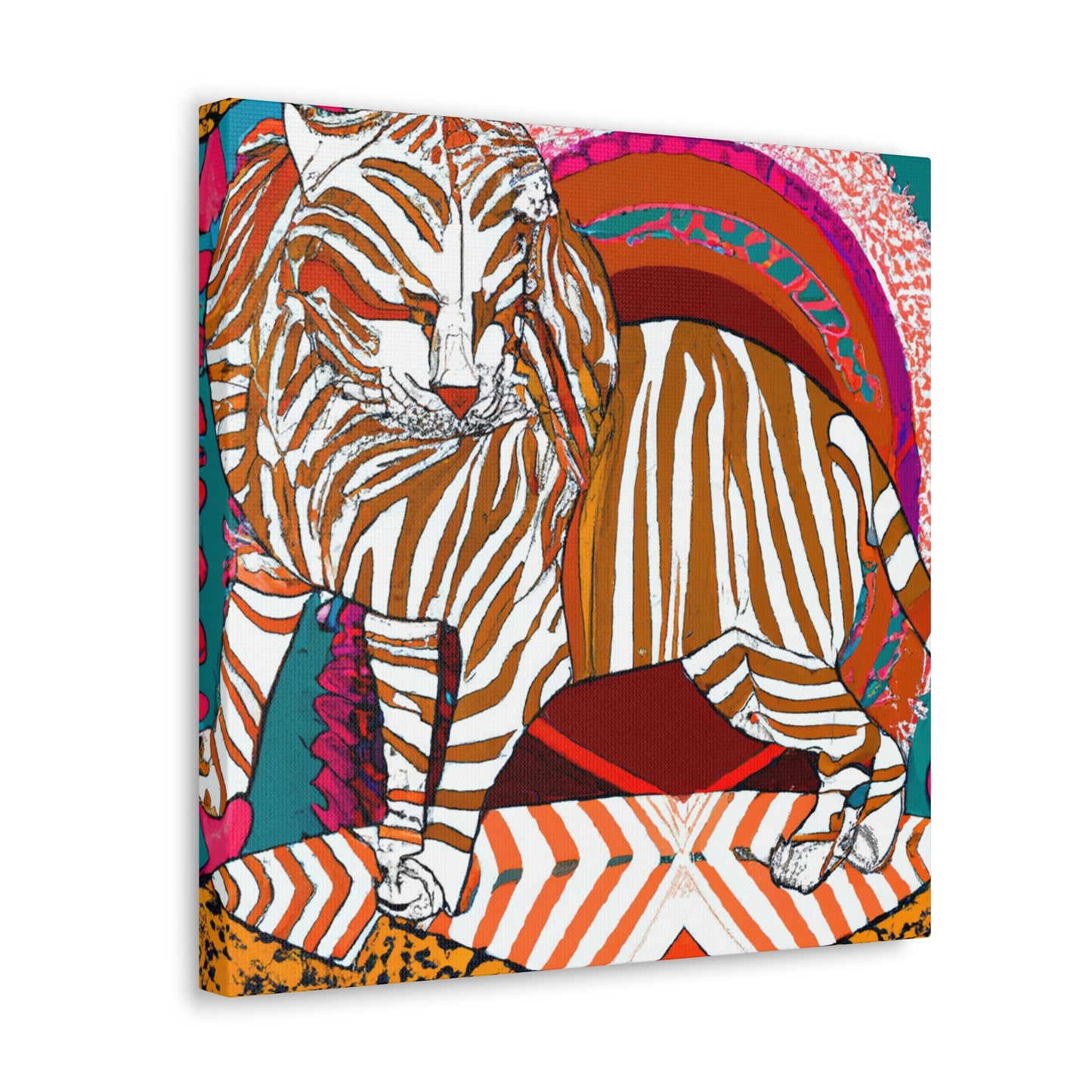 Tiger in the Jazz Age - Canvas