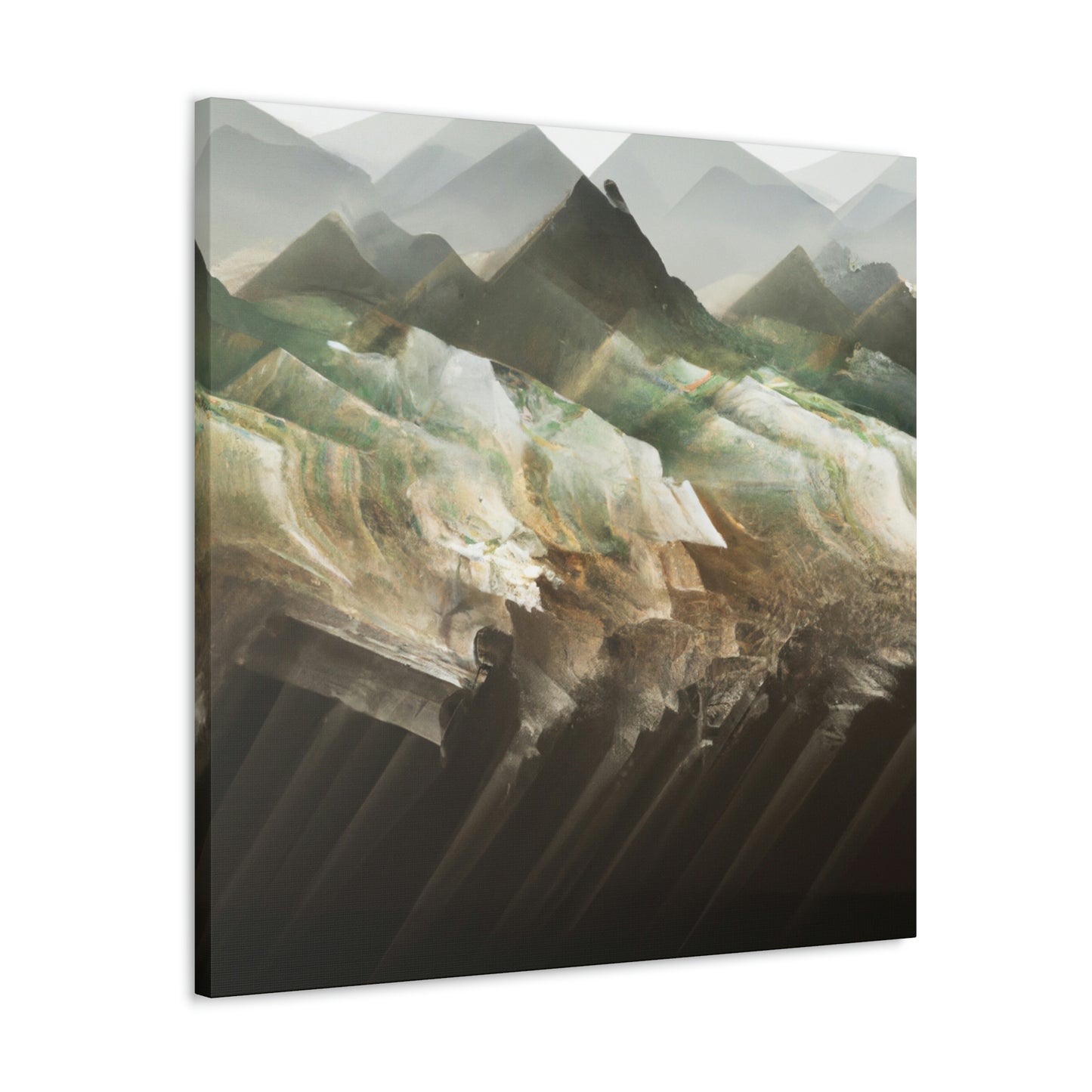 Lofty Mountain Peaks - Canvas