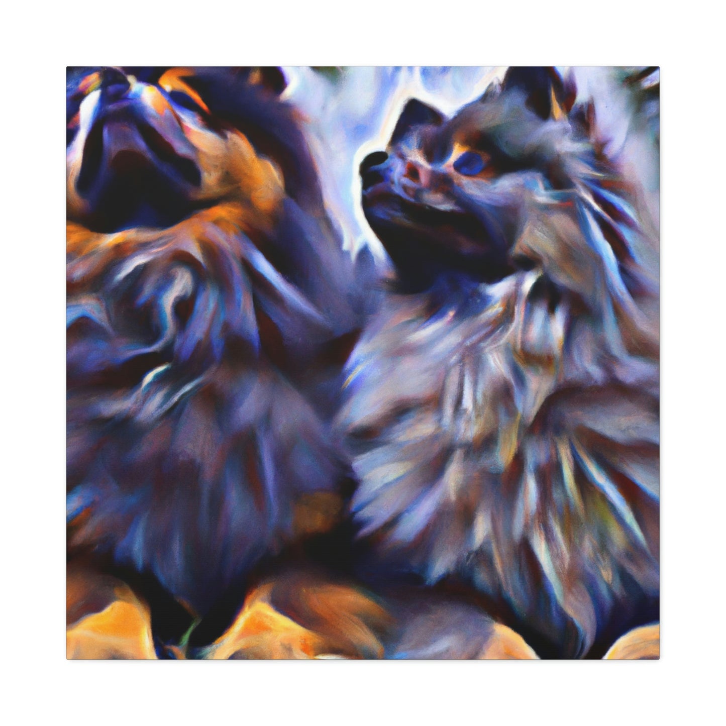 Keeshond in Dreamscape - Canvas