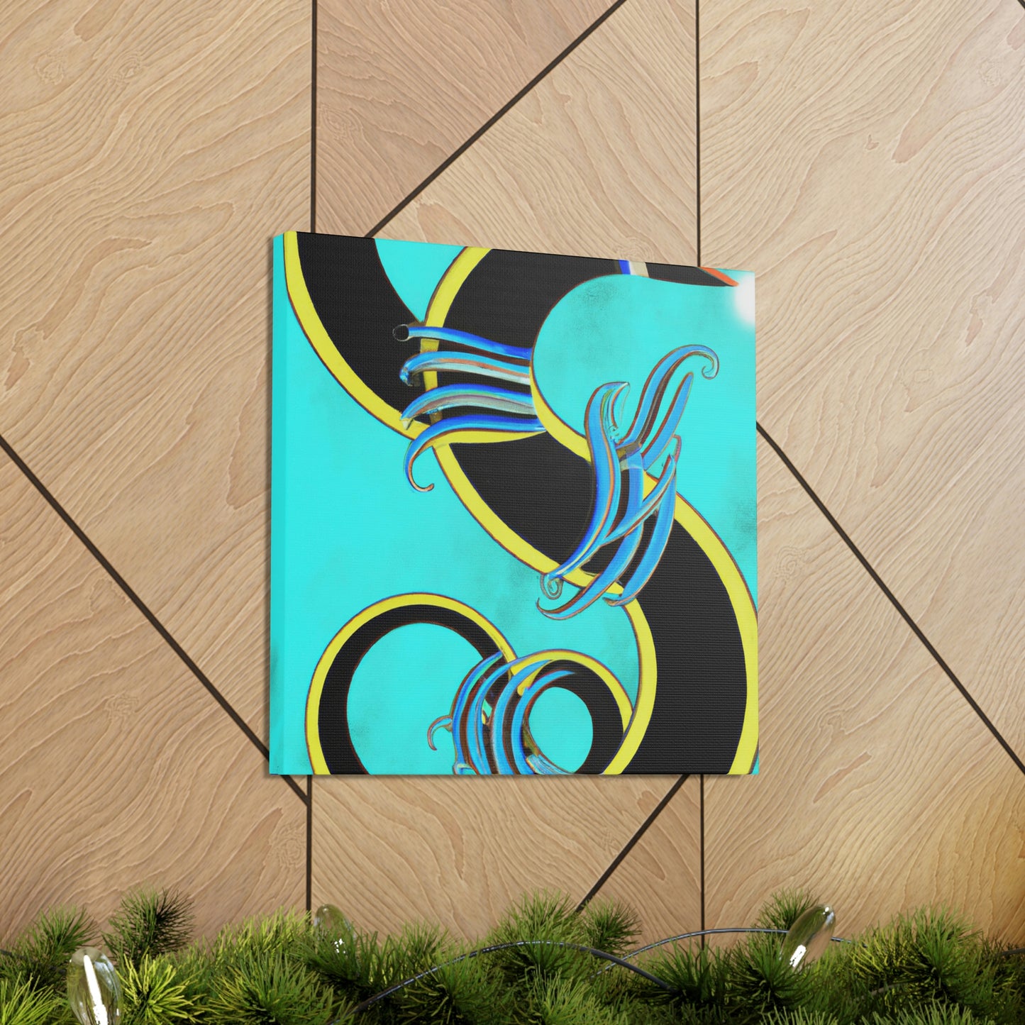 "Eel in Art Deco" - Canvas