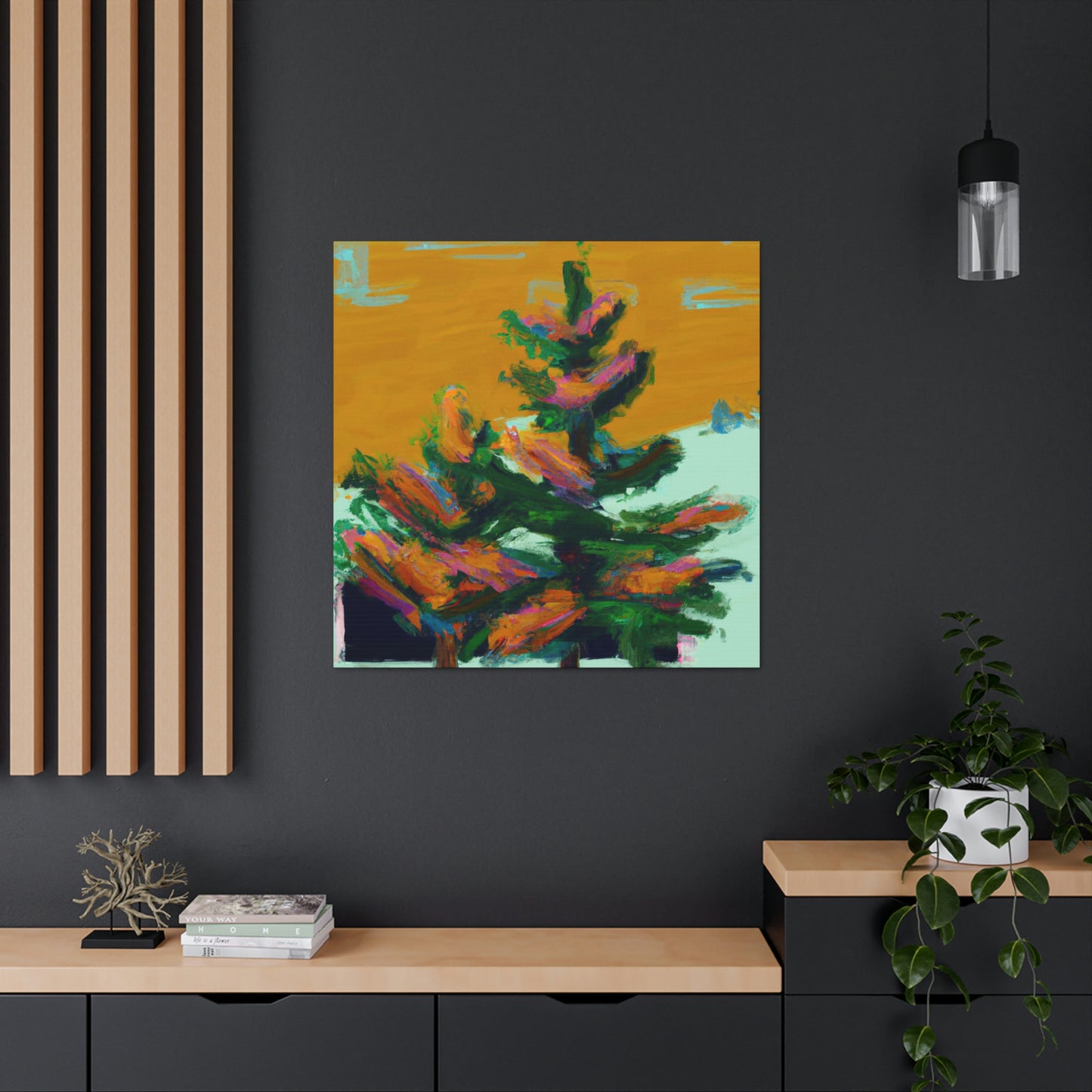 "Fir Tree Expressionism" - Canvas