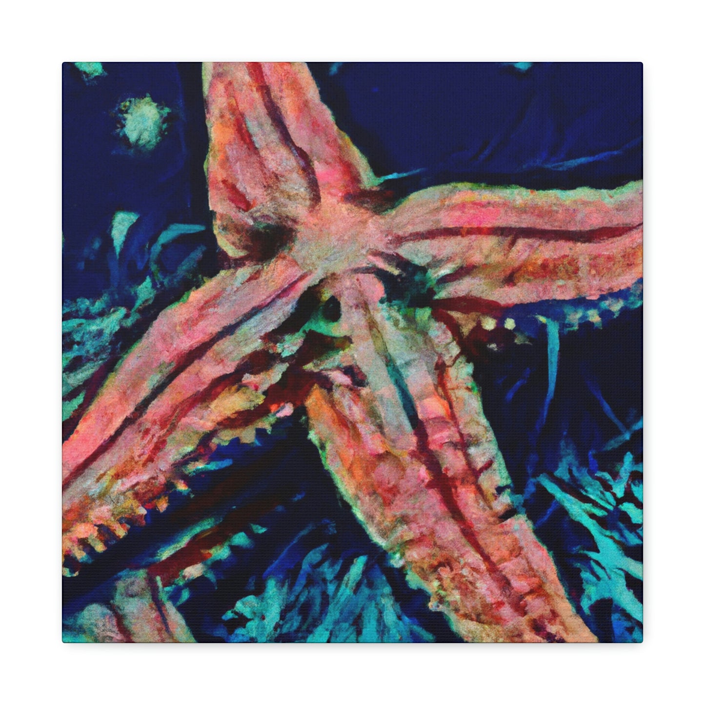 "Starfish on the Shoreline" - Canvas