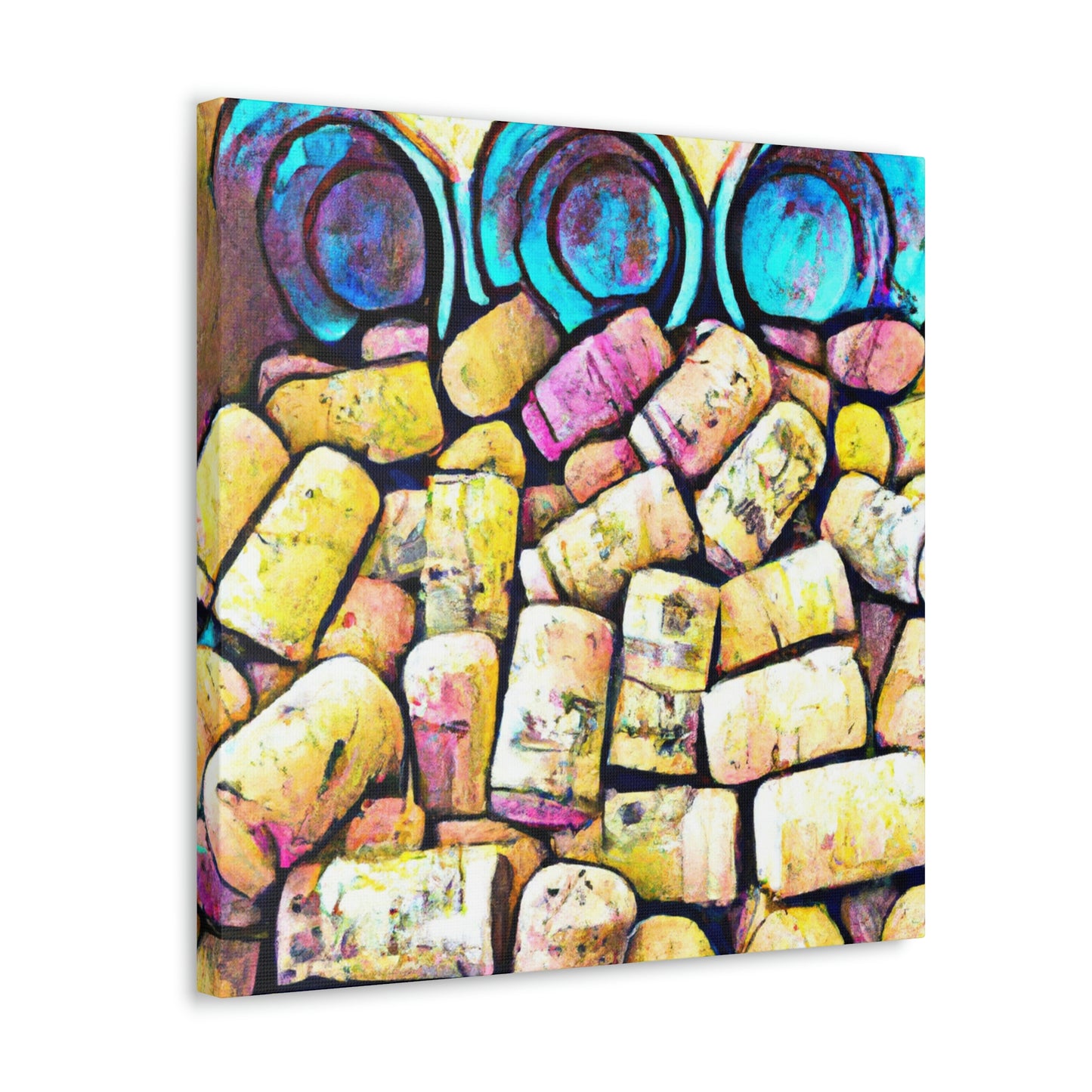 "Corks in a Bottle" - Canvas