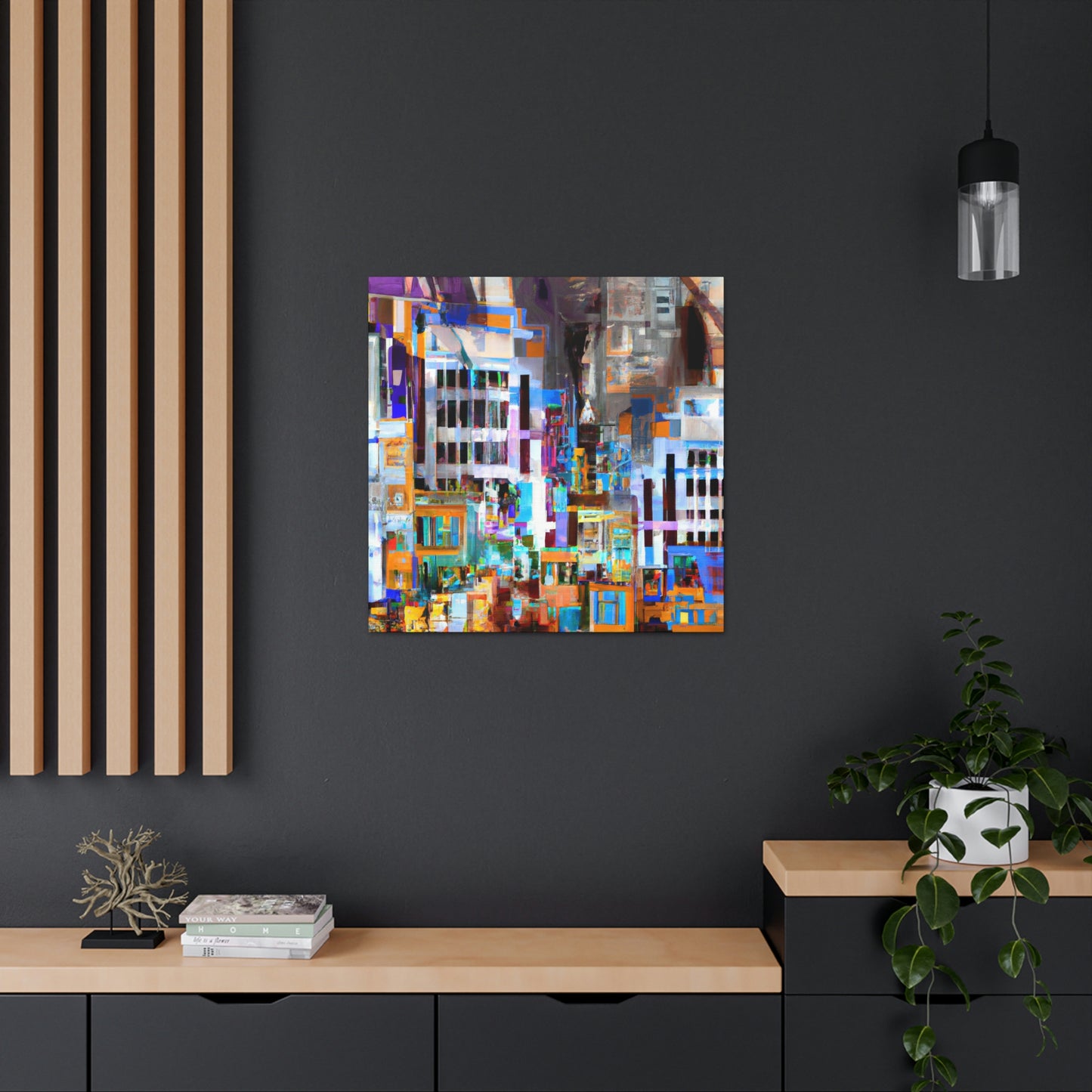 International Style Collage - Canvas