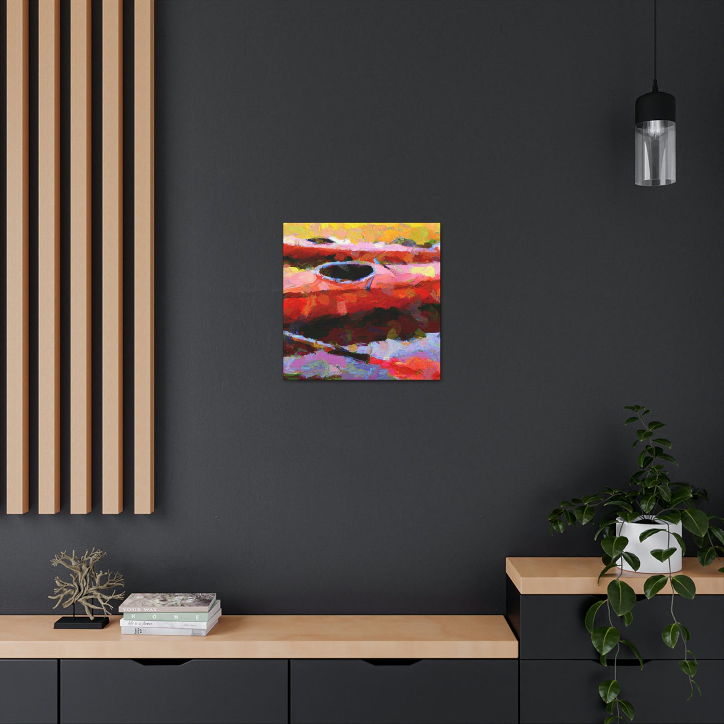 Kayak on the Waves - Canvas