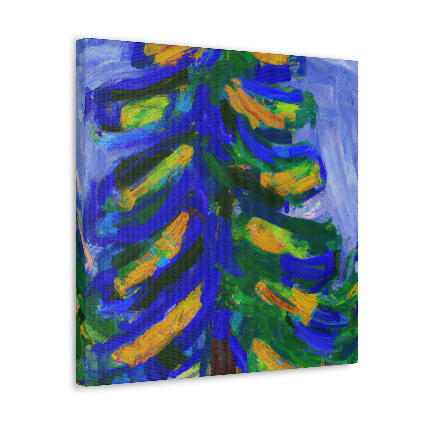 "Spruce Tree Expressionism" - Canvas