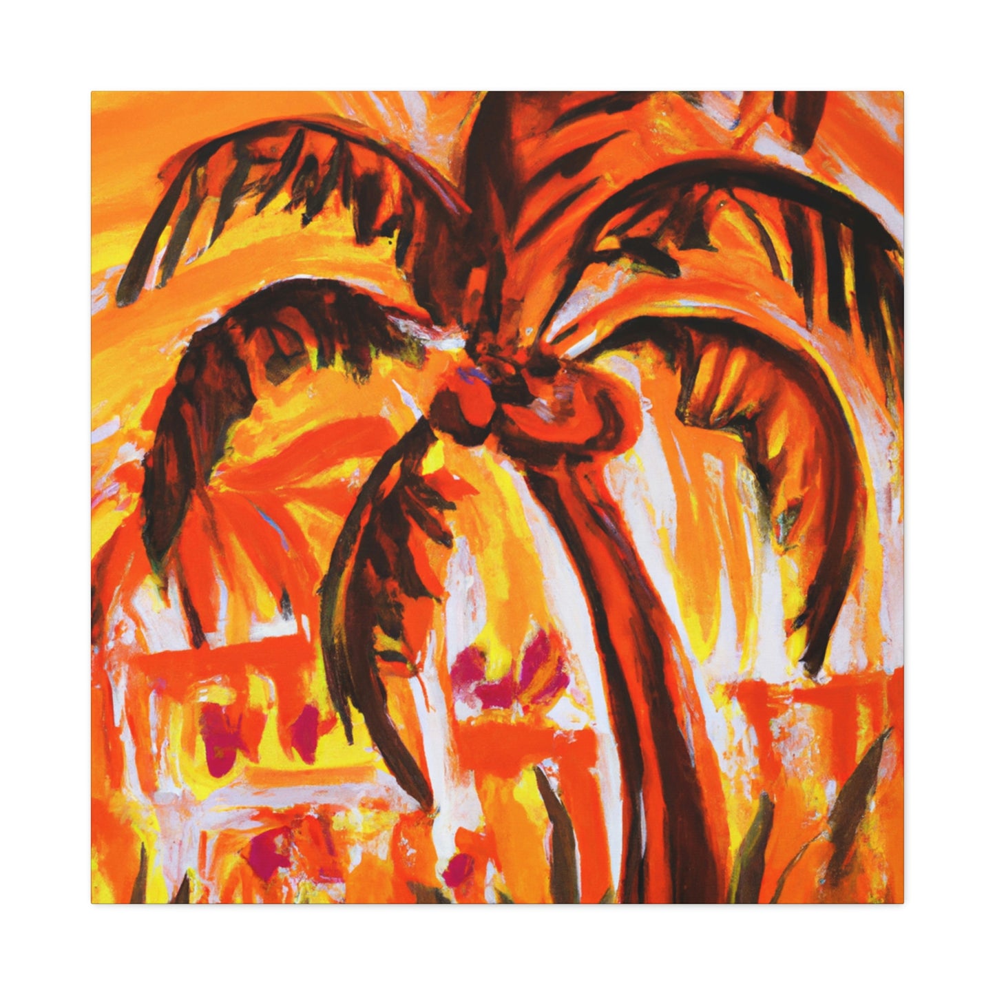 Palm in Expressionism - Canvas