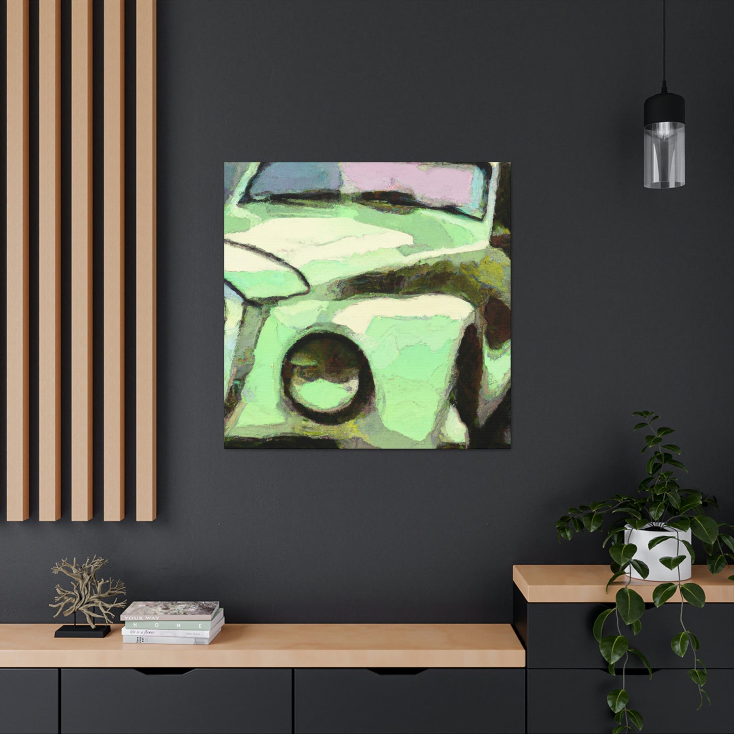 "Classic Automobile Dreaming" - Canvas