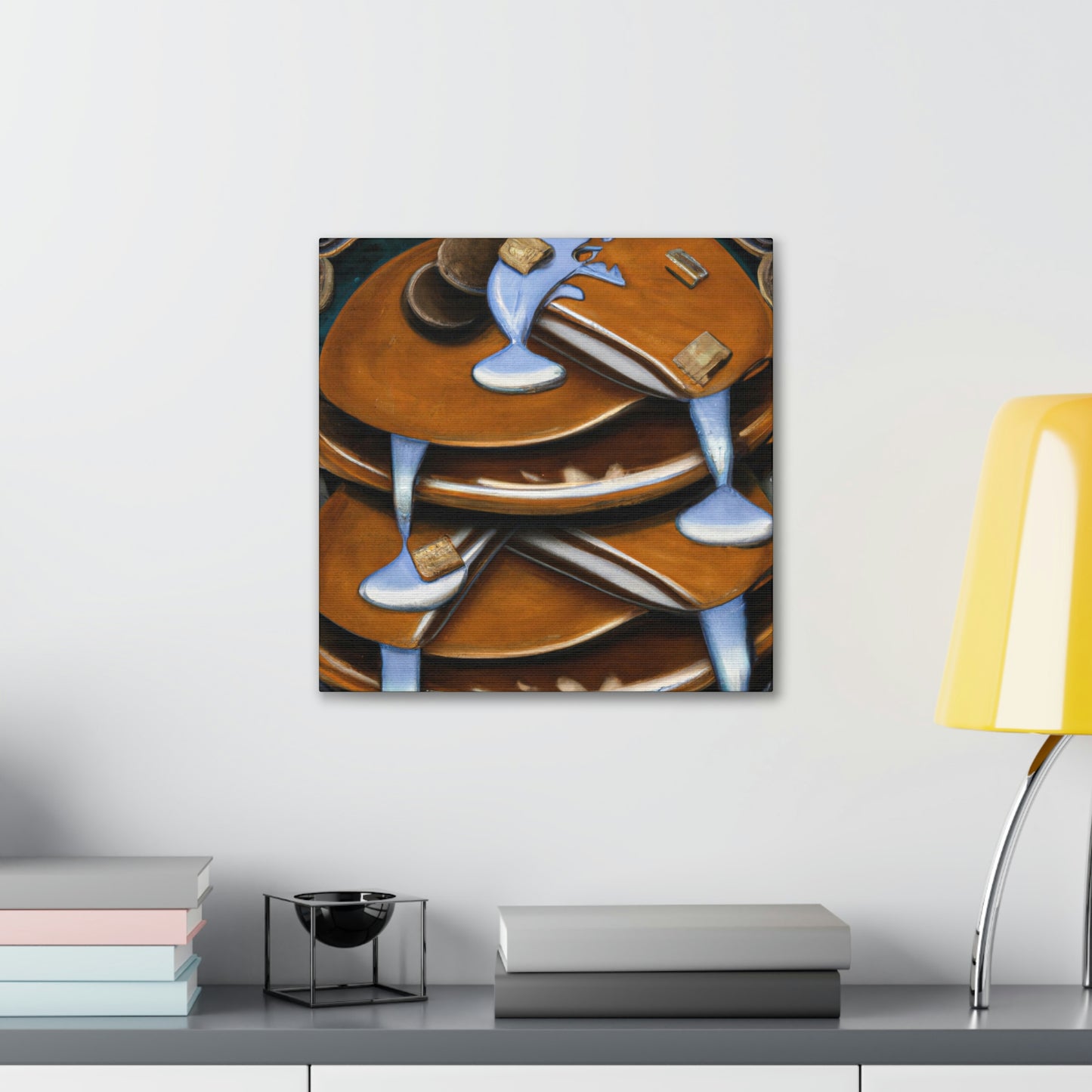 "Pancakes of the Roaring Twenties" - Canvas