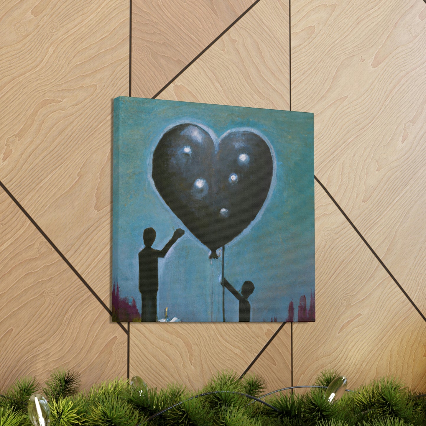 "Heart Floats Away Dreaming" - Canvas